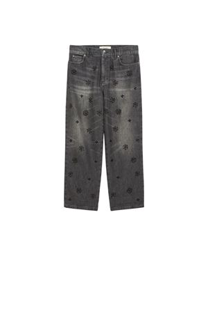 Jeans manetta in denim con paillette nero 2515181021600025 MAX MARA WEEKEND | Jeans | 2515181021600025